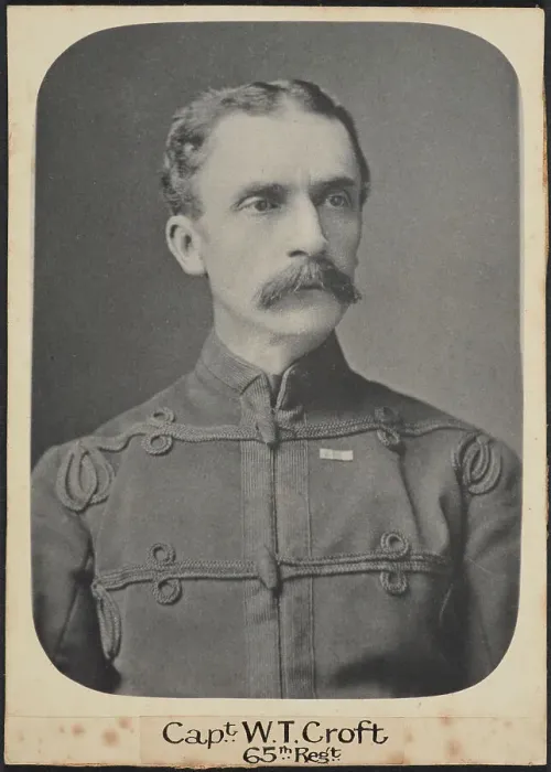 Framed Print : Capt. W.T. Croft 65th Regt, c.1860. Creator: Unknown Framed Print : Capt. W.T. Croft 65th Regt, c.1860. Creator: Unknown