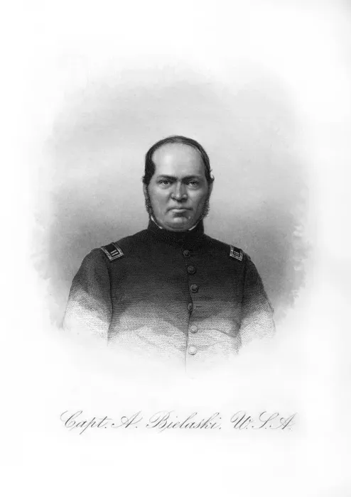 Framed Print : Captain Alexander Bielaski, American soldier, (1872) Framed Print : Captain Alexander Bielaski, American soldier, (1872)