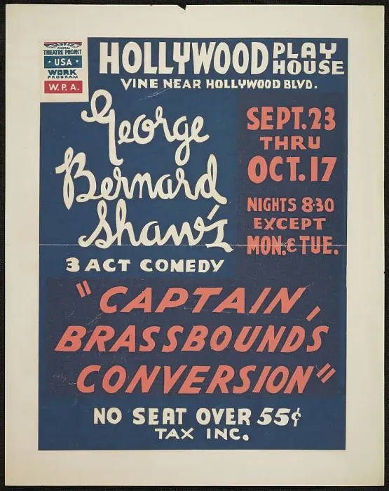 Framed Print : Captain Brassbound's Conversion, Los Angeles, [193-]. Creator: Unknown