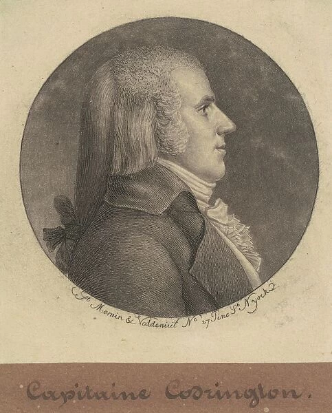 Captain Codrington, 1796-1797. Creator: Charles Balthazar Julien Fé