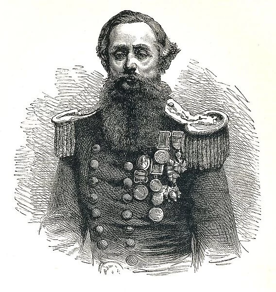 Captain Cowper Phipps Coles, (1819-1870), English naval captain and inventor, 1893