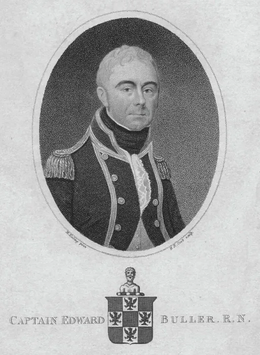 Framed Print : Captain Edward Buller, R. N. 1806. Artist: Henry R Cook Framed Print : Captain Edward Buller, R. N. 1806. Artist: Henry R Cook
