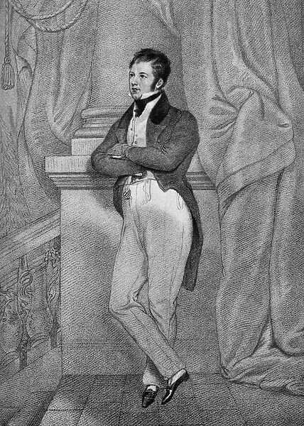 Captain Frederick Marryat (1792-1848), English novelist, 19th century (1908)