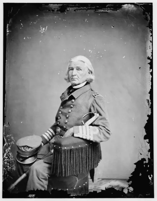 Framed Print : Captain French Forrest, Confederate States Navy, between 1860 and 1875. Creator: Unknown Framed Print : Captain French Forrest, Confederate States Navy, between 1860 and 1875. Creator: Unknown