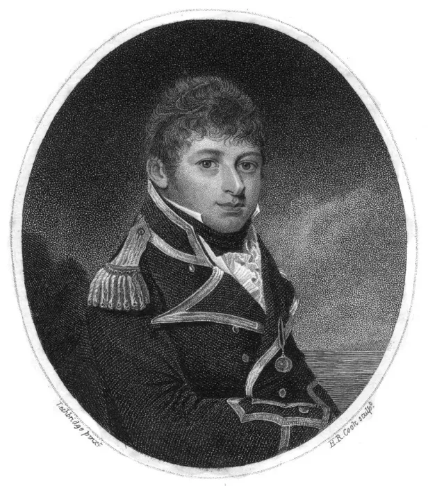 Framed Print : Captain George Nicholas Hardinge, British naval officer, 19th century. Artist: H R Cook Framed Print : Captain George Nicholas Hardinge, British naval officer, 19th century. Artist: H R Cook