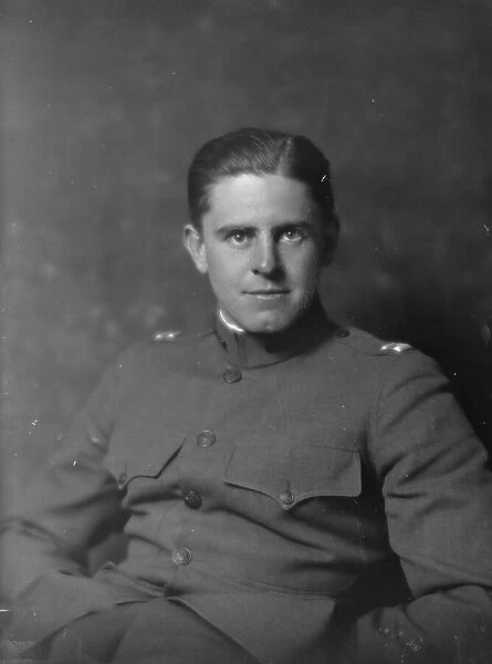 Captain Gordon A. McKaye, portrait photograph, 1917 Dec. 10. Creator: Arnold Genthe