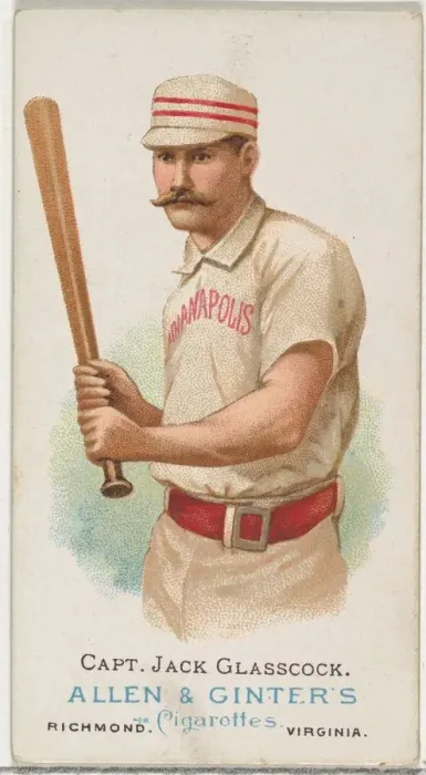 Framed Print : Captain Jack Glasscock, Baseball Player, from Worlds Champions Framed Print : Captain Jack Glasscock, Baseball Player, from Worlds Champions