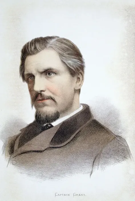 Framed Print : Captain James Augustus Grant, Scottish explorer, 19th century Framed Print : Captain James Augustus Grant, Scottish explorer, 19th century