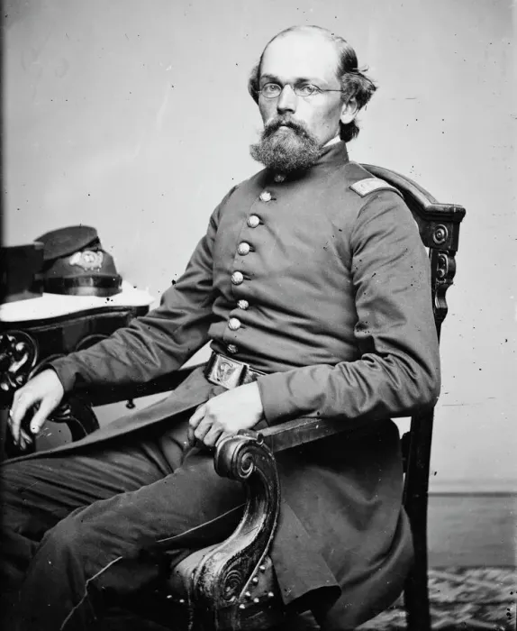 Framed Print : Captain L. Wagley, between 1855 and 1865. Creator: Unknown Framed Print : Captain L. Wagley, between 1855 and 1865. Creator: Unknown