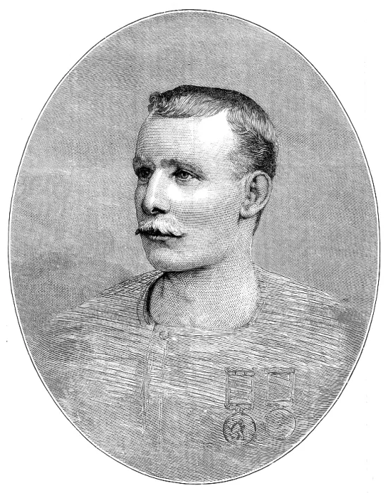 Framed Print : Captain Matthew Webb, the Celebrated Swimmer (Drowned...[in] the whirlpool rapids...1883. Creator: Unknown)