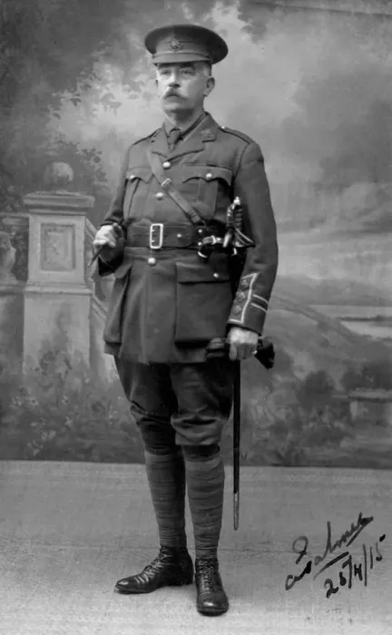 Framed Print : Captain Palmer, officer in command, Dover, 1915 Framed Print : Captain Palmer, officer in command, Dover, 1915