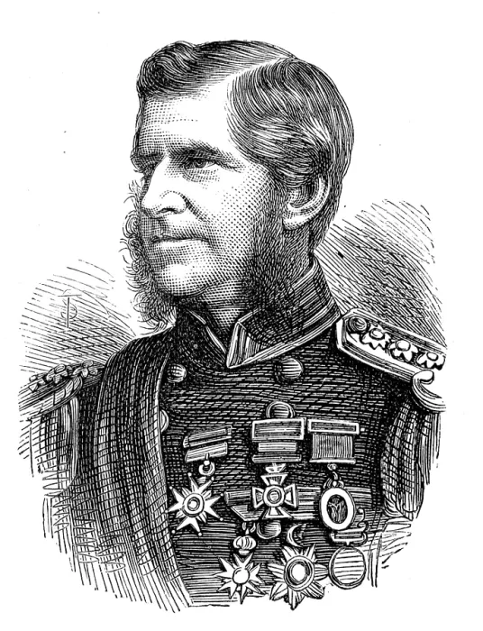 Framed Print : Captain Sir J. E. Commerell, K.C.B. V.C. 1874. Creator: Unknown Framed Print : Captain Sir J. E. Commerell, K.C.B. V.C. 1874. Creator: Unknown