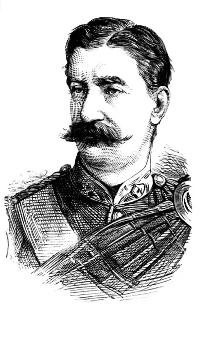 Framed Print : Captain St. John Frome, c1880