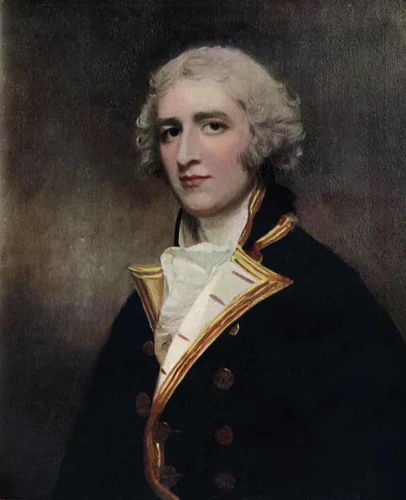 Framed Print : Captain William Bentinck (1764-1813), naval commander, 1787-1788 (1910). Artist: George Romney Framed Print : Captain William Bentinck (1764-1813), naval commander, 1787-1788 (1910). Artist: George Romney