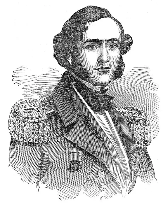 Framed Print : Captain William Hutcheson Hall, R.N. F.R.S. 1854. Creator: Unknown Framed Print : Captain William Hutcheson Hall, R.N. F.R.S. 1854. Creator: Unknown