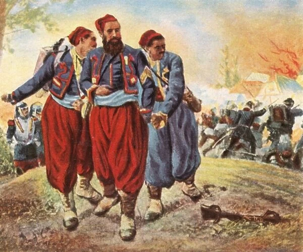 Captive Turks at Worth, 6 August 1870, (1936). Creator: Unknown