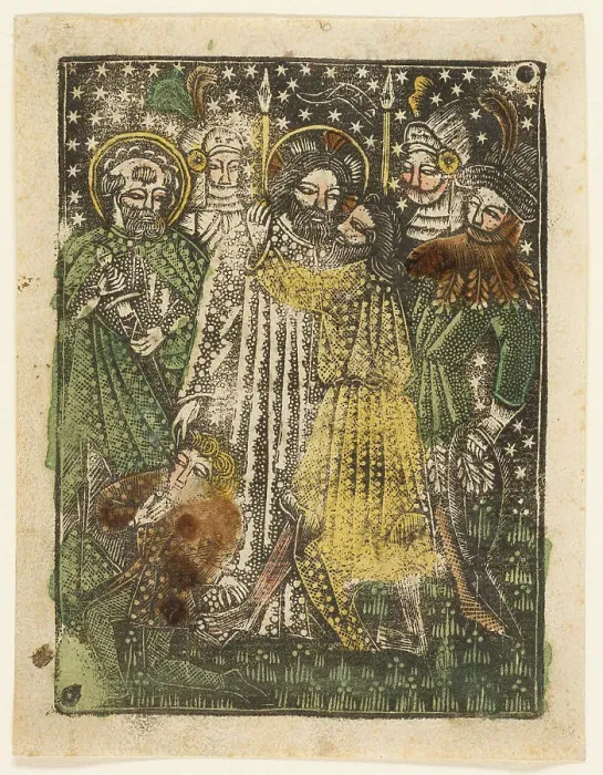 Framed Print : The Capture of Christ, 1460-65. Creator: Unknown Framed Print : The Capture of Christ, 1460-65. Creator: Unknown