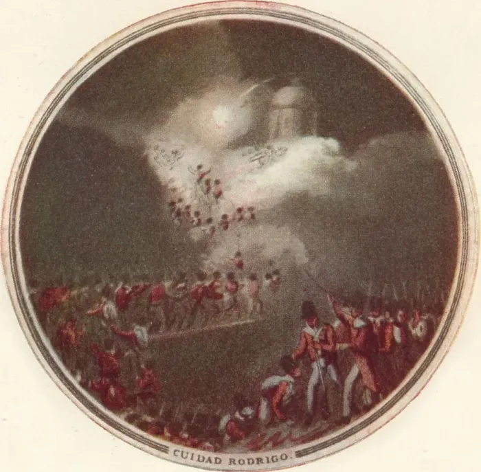 Framed Print : Capture of Cuidad Rodrigo, 1815, (1910). Artist: Edward Orme Framed Print : Capture of Cuidad Rodrigo, 1815, (1910). Artist: Edward Orme