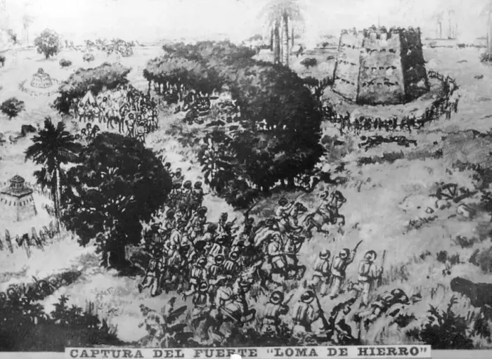 Framed Print : Capture of Fuerte de la Loma (1896), 1910s Framed Print : Capture of Fuerte de la Loma (1896), 1910s