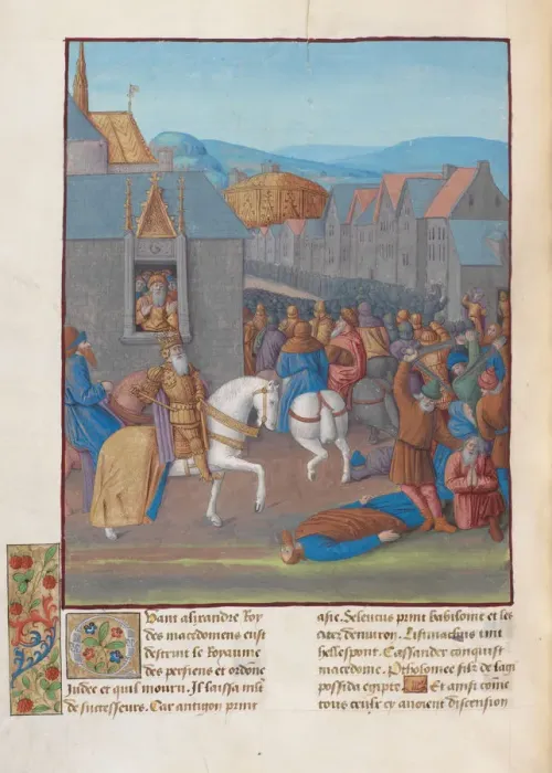 Framed Print : Capture of Jerusalem by Ptolemy Soter. Illustration in Flavius Josephus Antiquities of the Jews (A Framed Print : Capture of Jerusalem by Ptolemy Soter. Illustration in Flavius Josephus Antiquities of the Jews (A