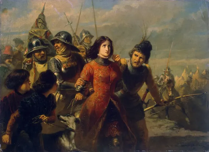 Framed Print : Capture of Joan of Arc, 1847-1852 Framed Print : Capture of Joan of Arc, 1847-1852