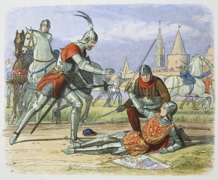 Framed Print : Capture of Joan of Arc, Compiegne, France, 1430 (1864) Framed Print : Capture of Joan of Arc, Compiegne, France, 1430 (1864)