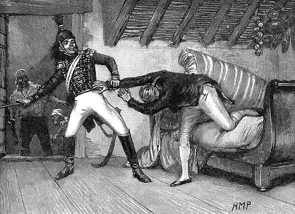 Capture of Manuel de Godoy, Duke of Alcudia, Spanish statesman, 1808