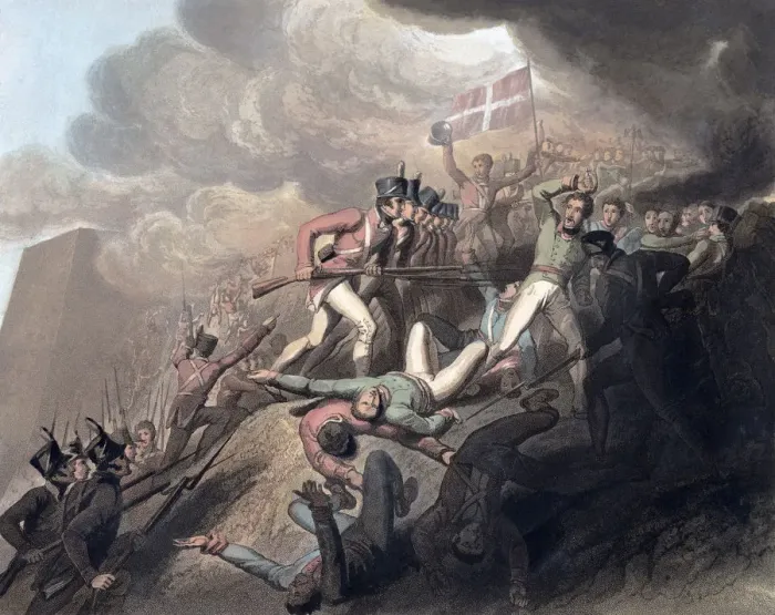 Framed Print : Capture of San Sebastian, Spain, 31st August 1813 (1819). Artist: T Fielding Framed Print : Capture of San Sebastian, Spain, 31st August 1813 (1819). Artist: T Fielding