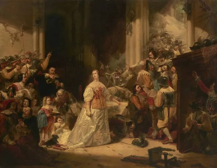Framed Print : Capture, trial and death of Charles I, Mid-19th centur. Creator: Arienti, Carlo (1801-1873) Framed Print : Capture, trial and death of Charles I, Mid-19th centur. Creator: Arienti, Carlo (1801-1873)