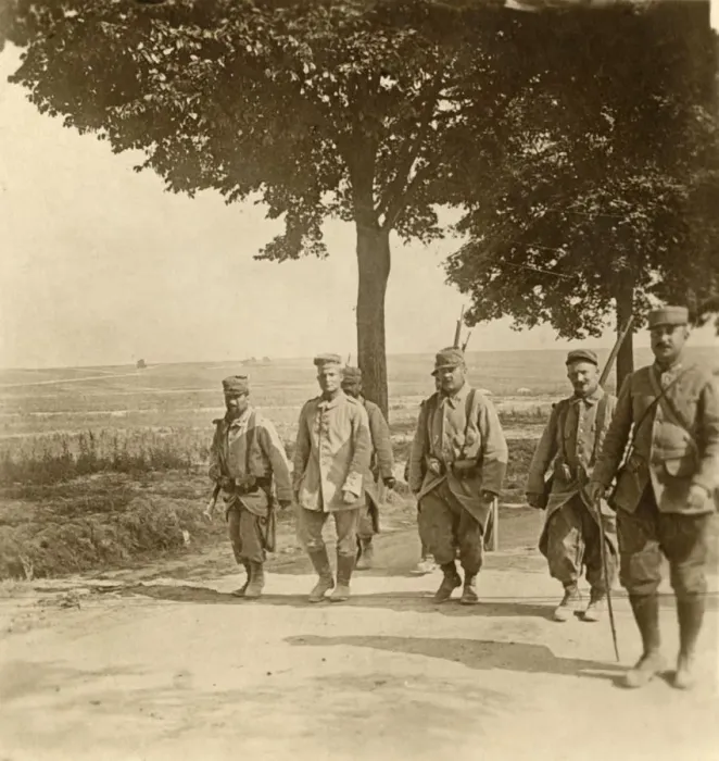 Framed Print : Captured German sharpshooter, Champagne, northern France, c1914-c1918 Framed Print : Captured German sharpshooter, Champagne, northern France, c1914-c1918