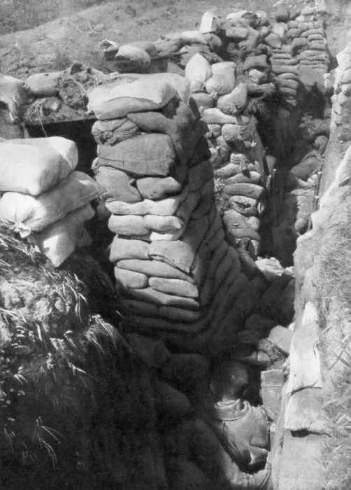 Framed Print : A captured German trench and bunker system, Souchez, Artois, France, 1 June 1915, (1926) Framed Print : A captured German trench and bunker system, Souchez, Artois, France, 1 June 1915, (1926)