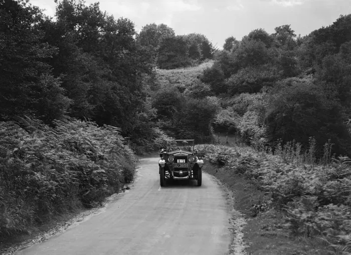 Framed Print : Car taking part in a First Aid Nursing Yeomanry trial or rally, 1931. Artist: Bill Brunell Framed Print : Car taking part in a First Aid Nursing Yeomanry trial or rally, 1931. Artist: Bill Brunell