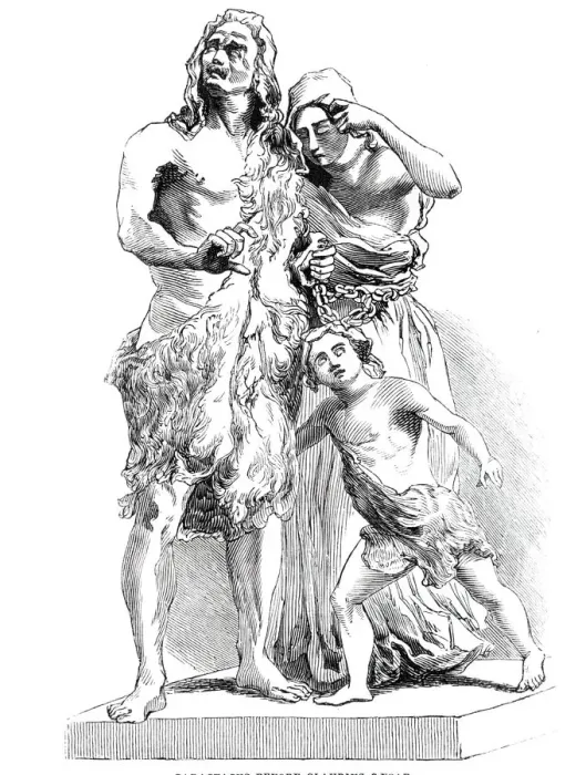 Framed Print : Caractacus before Claudius Caesar, 1844. Creator: Unknown Framed Print : Caractacus before Claudius Caesar, 1844. Creator: Unknown