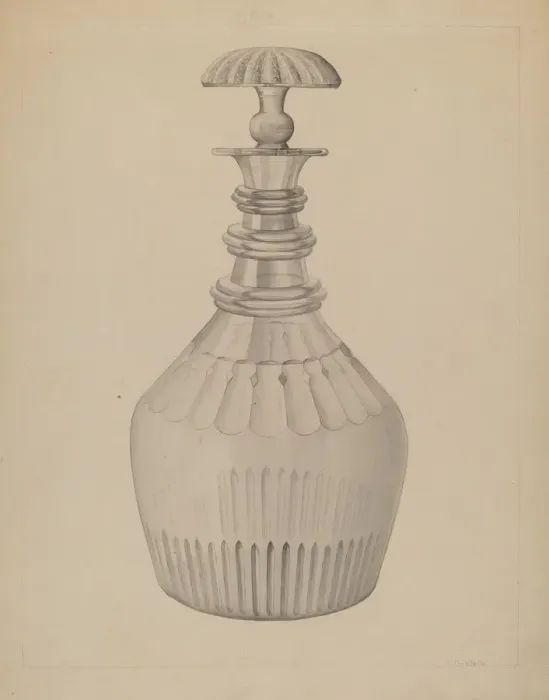 Framed Print : Carafe, c. 1936. Creator: Samuel O. Klein Framed Print : Carafe, c. 1936. Creator: Samuel O. Klein