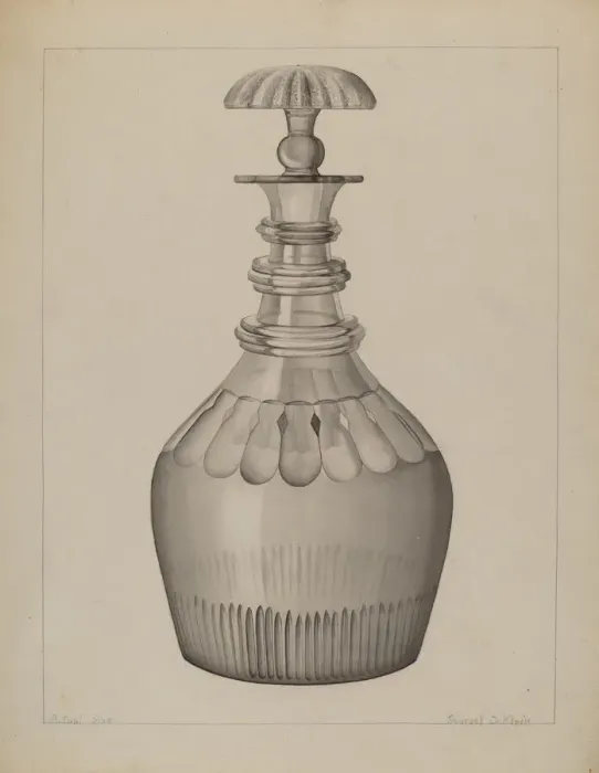 Framed Print : Carafe, c. 1936. Creator: Samuel O. Klein Framed Print : Carafe, c. 1936. Creator: Samuel O. Klein