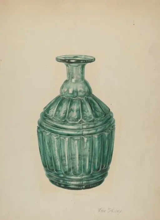 Framed Print : Carafe, c. 1939. Creator: Van Silvay Framed Print : Carafe, c. 1939. Creator: Van Silvay