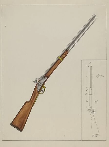 Carbine Gun, c. 1937. Creator: George Fairbanks