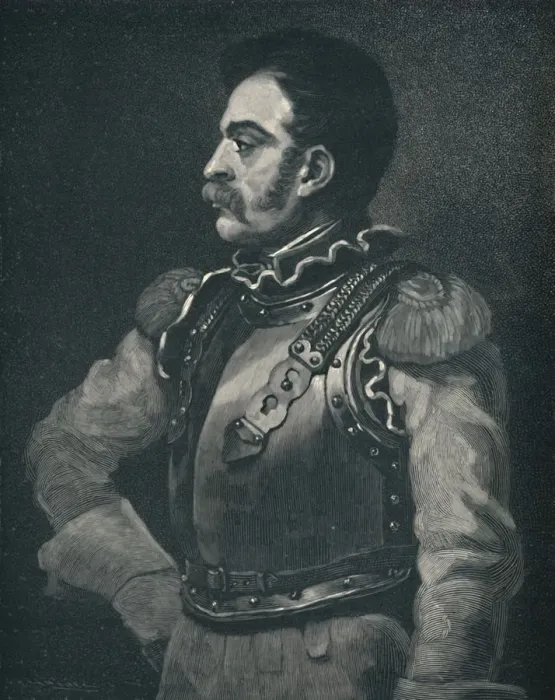 Framed Print : A Carbineer, c1814, (1896). Artist: M Haider Framed Print : A Carbineer, c1814, (1896). Artist: M Haider