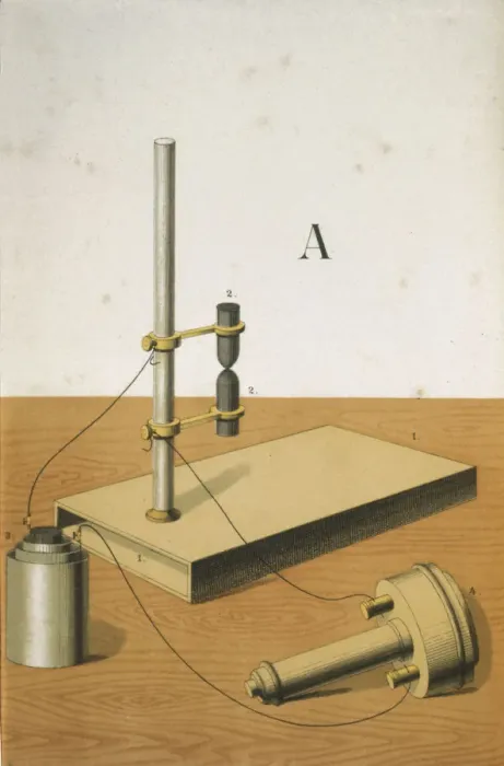 Framed Print : Carbon microphone, 1882 Framed Print : Carbon microphone, 1882