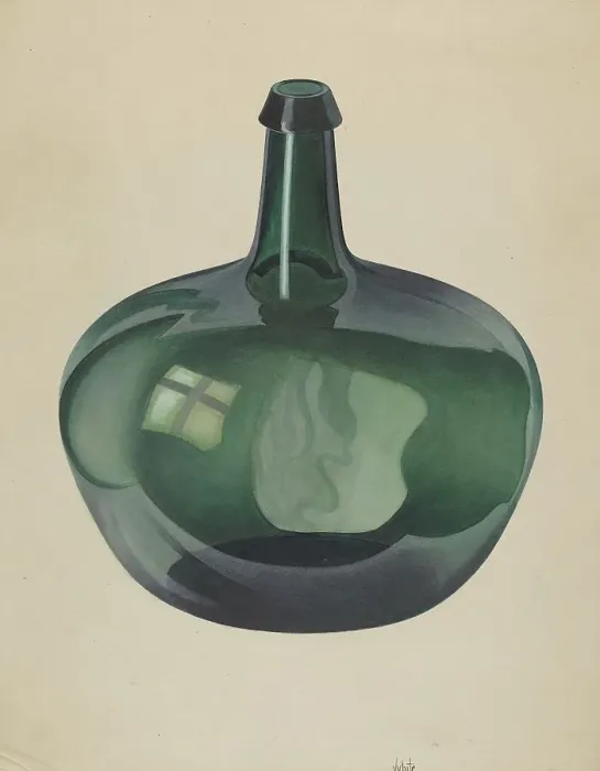 Framed Print : Carboy, c. 1937. Creator: Edward White Framed Print : Carboy, c. 1937. Creator: Edward White