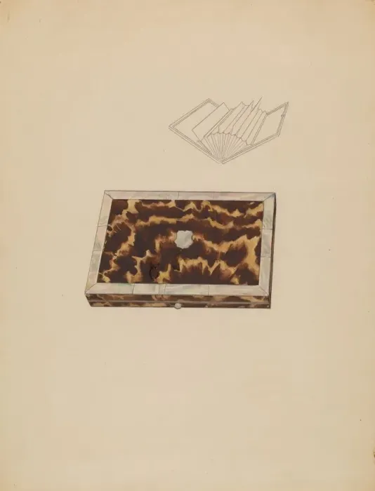 Framed Print : Card Case, c. 1936. Creator: Melita Hofmann Framed Print : Card Case, c. 1936. Creator: Melita Hofmann