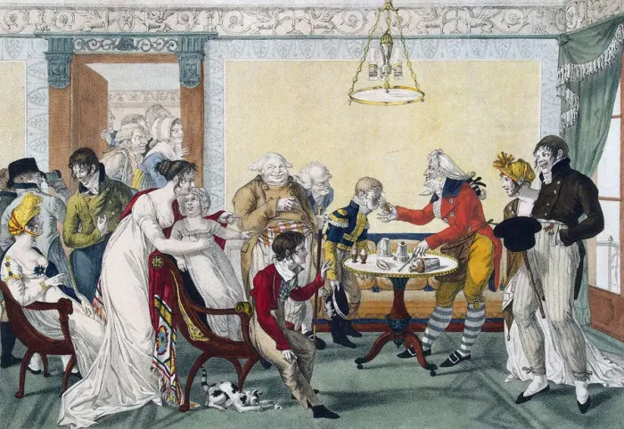 Framed Print : Card Game, first quarter of 19th century Framed Print : Card Game, first quarter of 19th century