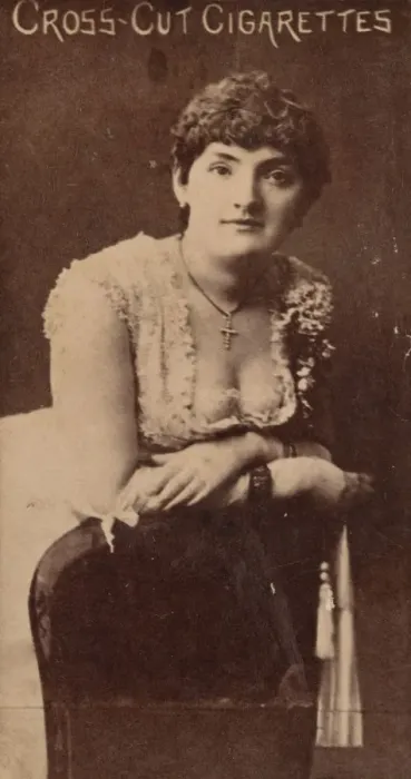 Framed Print : Card Number 98, Miss Woodsworth, from the Actors and Actresses series (N145-2) issued by Framed Print : Card Number 98, Miss Woodsworth, from the Actors and Actresses series (N145-2) issued by