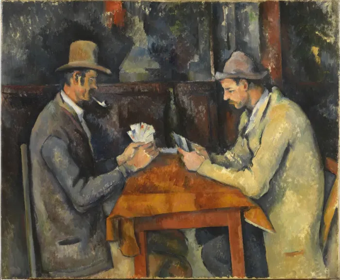 Framed Print : The Card Players, ca 1892-1896. Creator: Cezanne, Paul (1839-1906) Framed Print : The Card Players, ca 1892-1896. Creator: Cezanne, Paul (1839-1906)