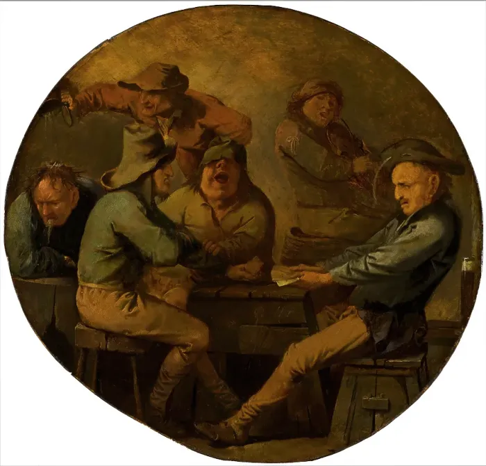 Framed Print : The Card Players. Creator: Pieter Jansz. Quast Framed Print : The Card Players. Creator: Pieter Jansz. Quast