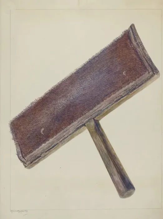 Framed Print : Card for Spinning Wheel, c. 1938. Creator: Maud M Holme