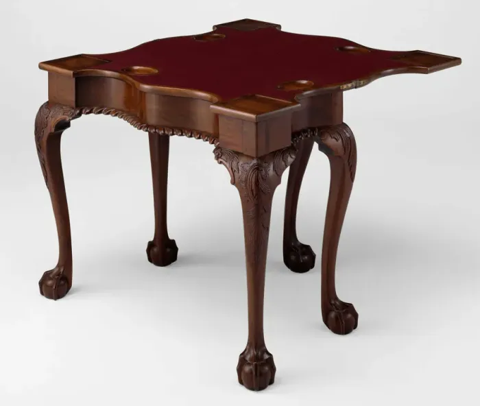 Framed Print : Card Table, 1755 / 90. Creator: Unknown Framed Print : Card Table, 1755 / 90. Creator: Unknown