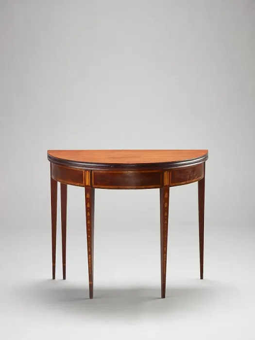 Framed Print : Card table, about 1790-1810. Creator: Unknown
