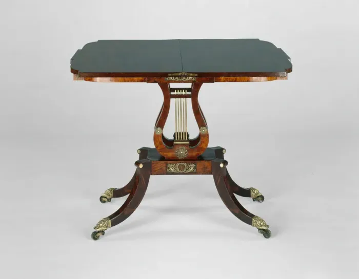 Framed Print : Card Table, 1815 / 24. Creator: Unknown Framed Print : Card Table, 1815 / 24. Creator: Unknown