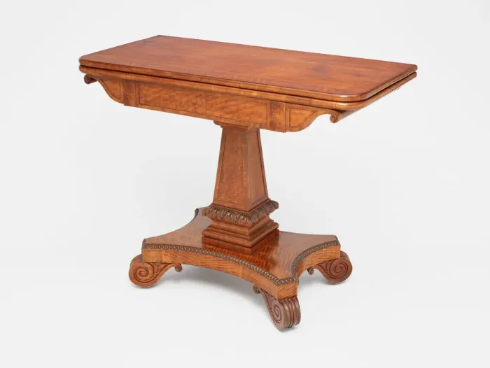 Framed Print : Card Table, 1819 / 25. Creators: Isaac Vose & Son, Thomas Wightman Framed Print : Card Table, 1819 / 25. Creators: Isaac Vose & Son, Thomas Wightman